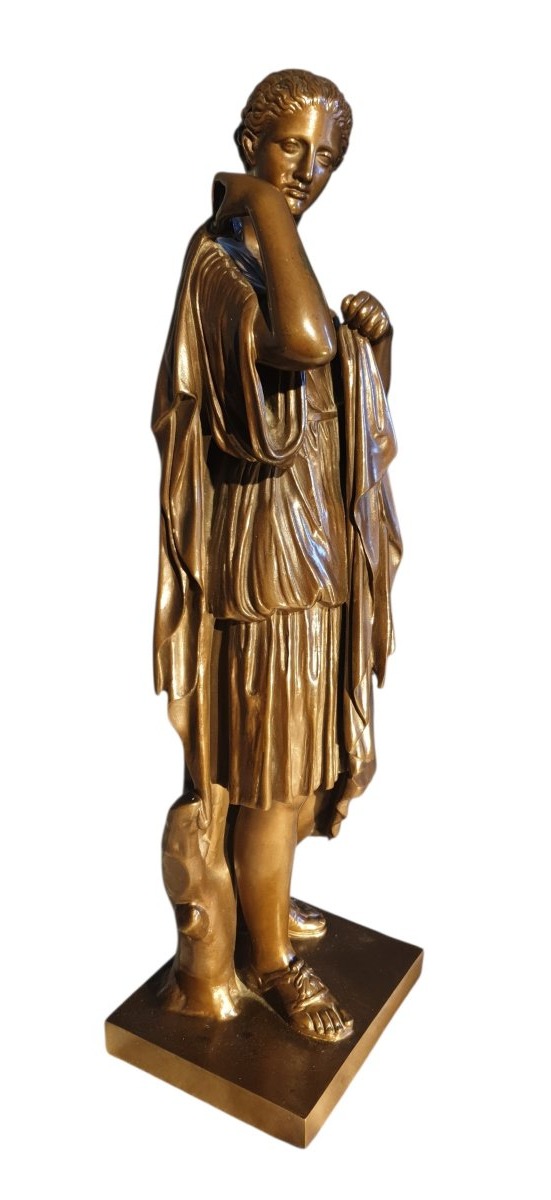 Bronze "diane Of Gabies" By F. Barbedienne-photo-3