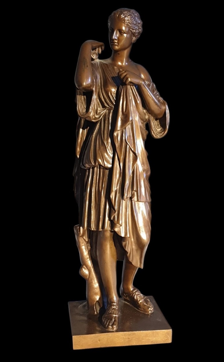 Bronze "diane Of Gabies" By F. Barbedienne