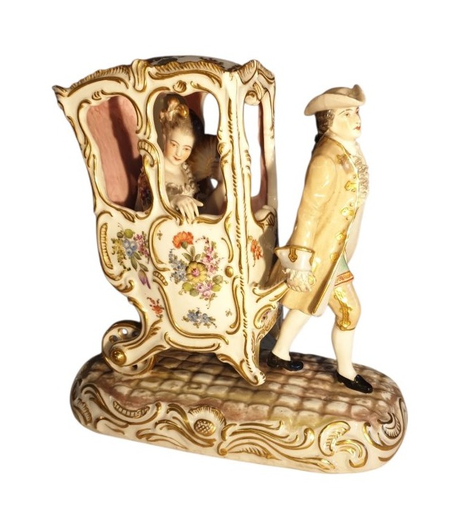 Groupe en porcelaine Bourdois et Bloch XIXe siècle -photo-6
