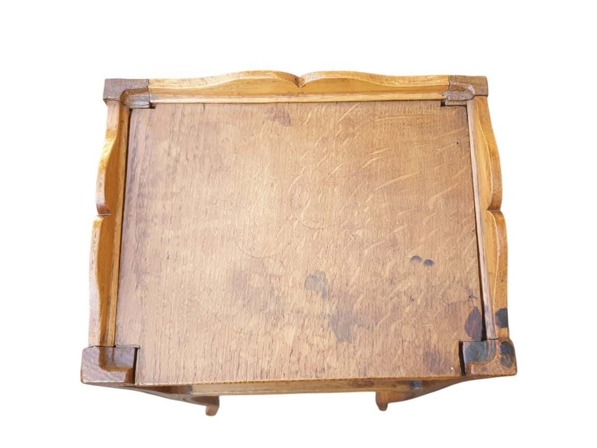 18th-century Louis XV-style "heart" Nightstand -photo-5