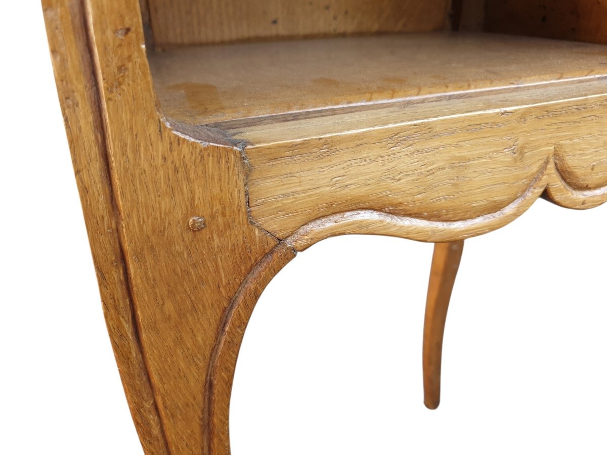 18th-century Louis XV-style "heart" Nightstand -photo-7
