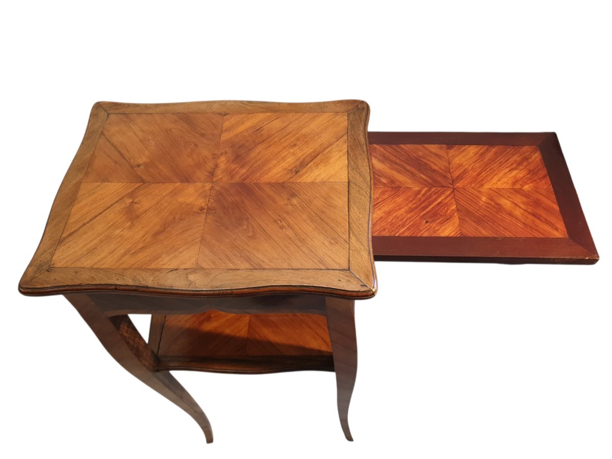 Table volante de salon style Louis XV XIXe siècle -photo-7