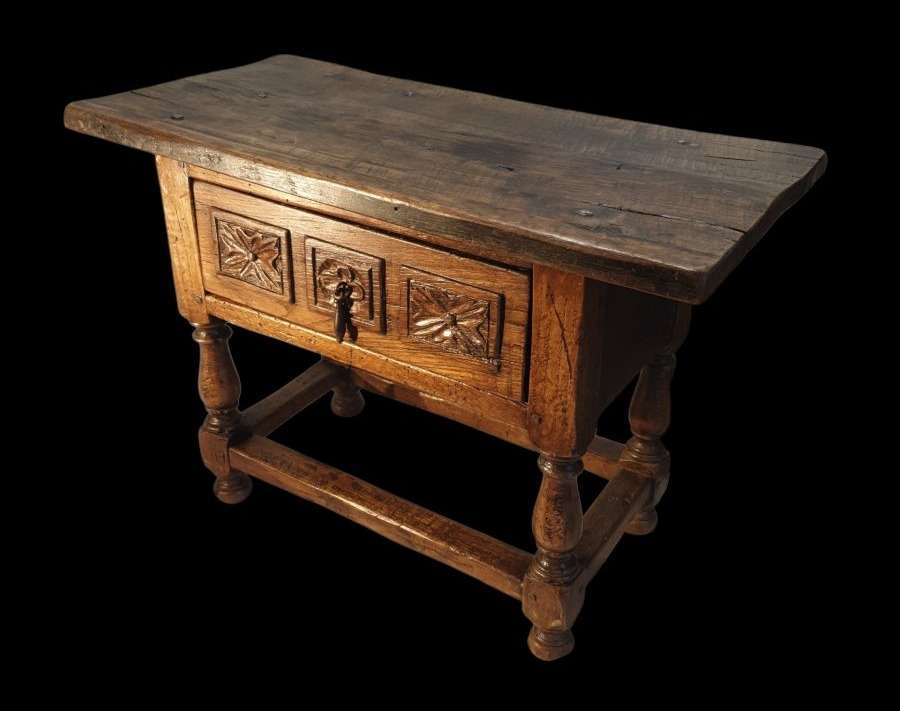 Petite table Espagnole XVIIe siècle -photo-8