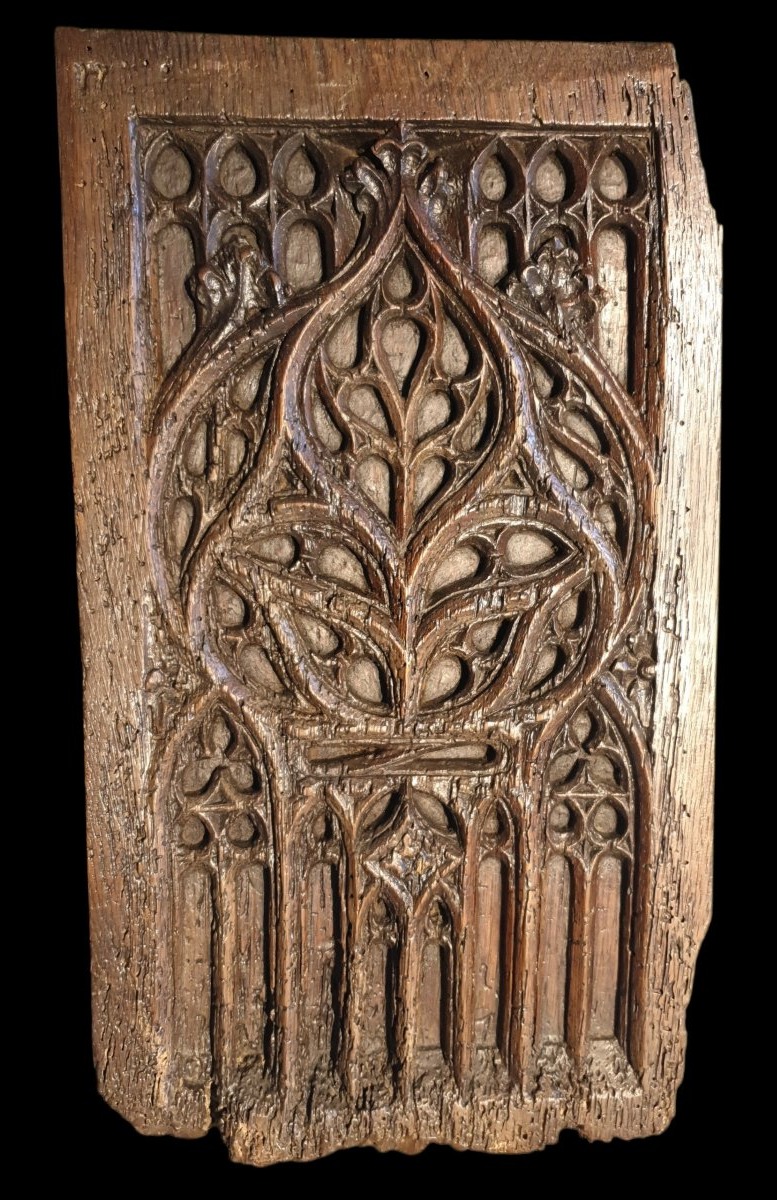A Collection Of Five 15th-century Gothic Panels -photo-3