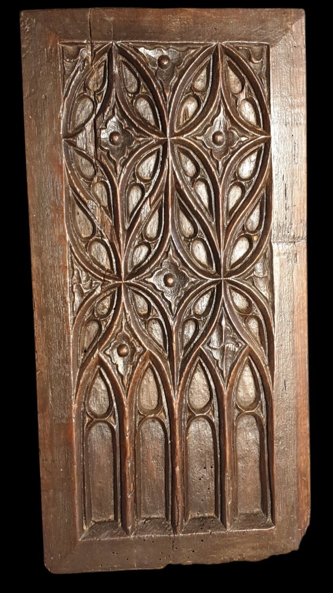 A Collection Of Five 15th-century Gothic Panels -photo-7