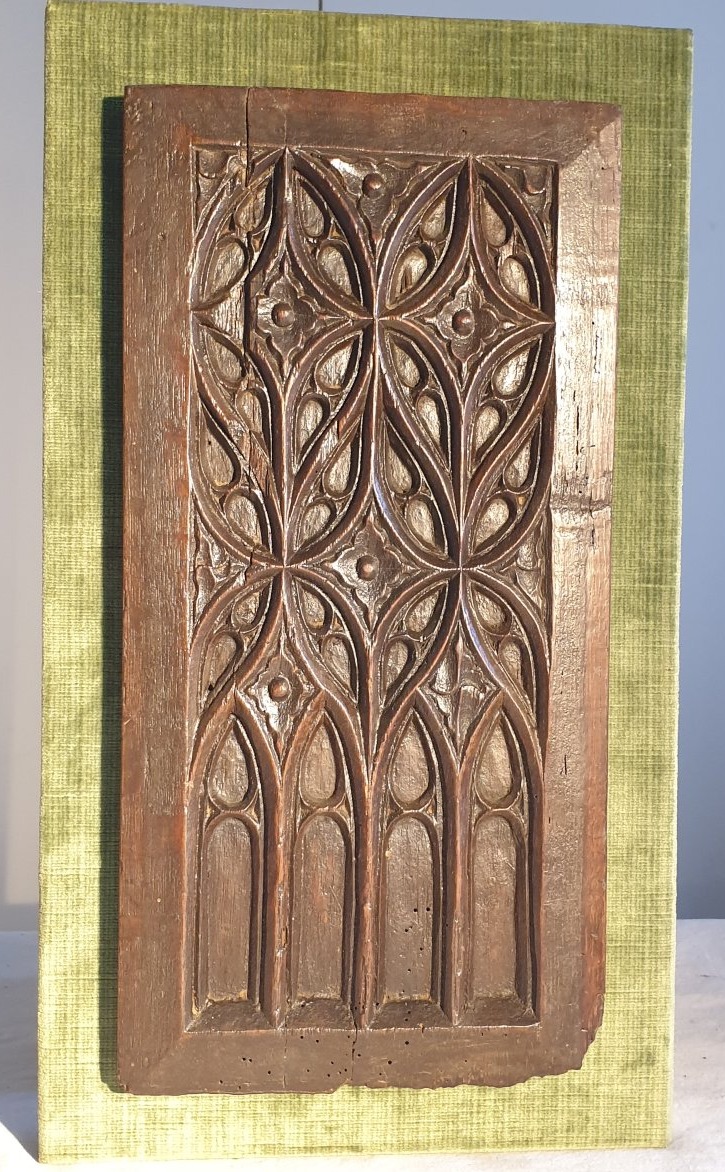 Panneau Gothique vers 1500 (42x21cm)