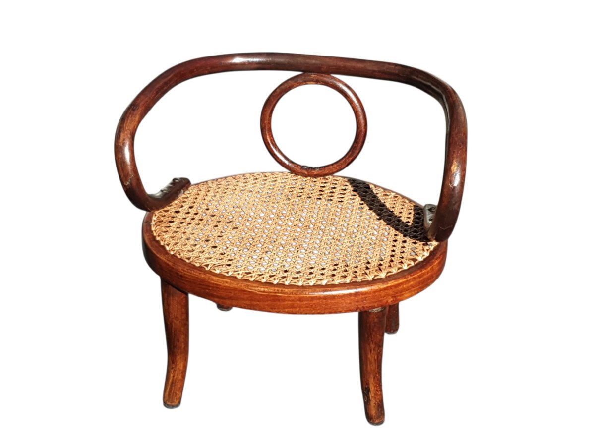 Thonet-style Children's Chair, Circa 1900-photo-8