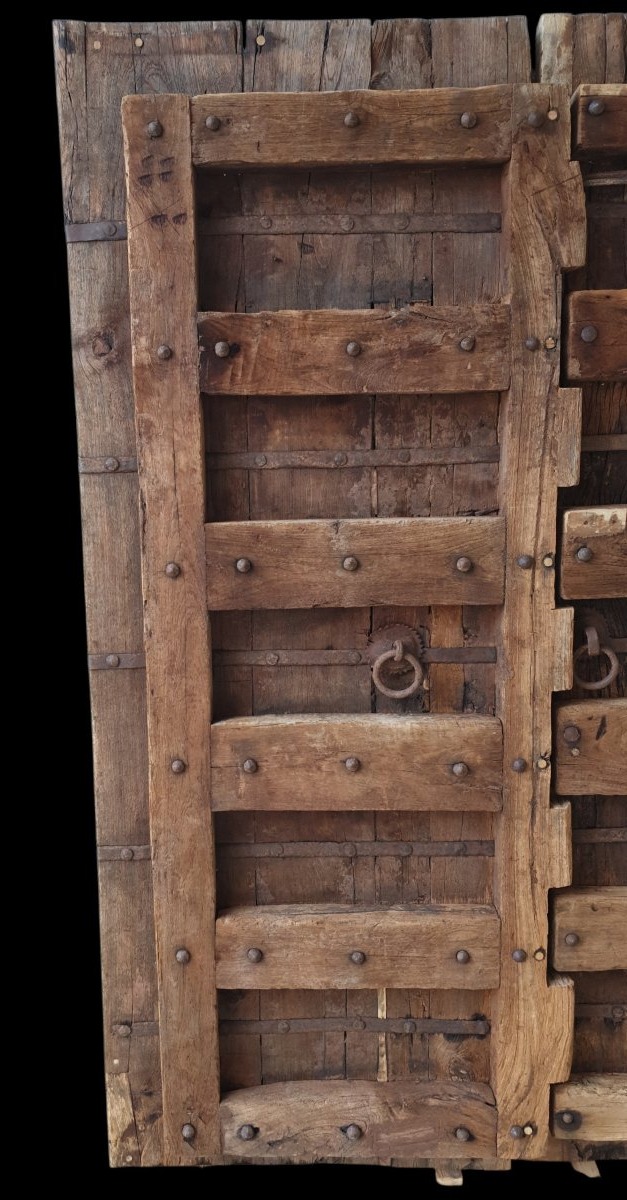 Antique Double Door From Rajasthan (india)-photo-3