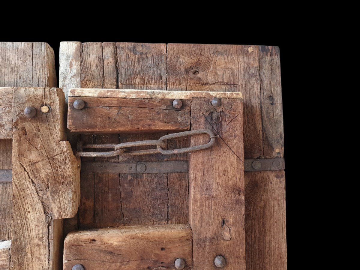 Antique Double Door From Rajasthan (india)-photo-4