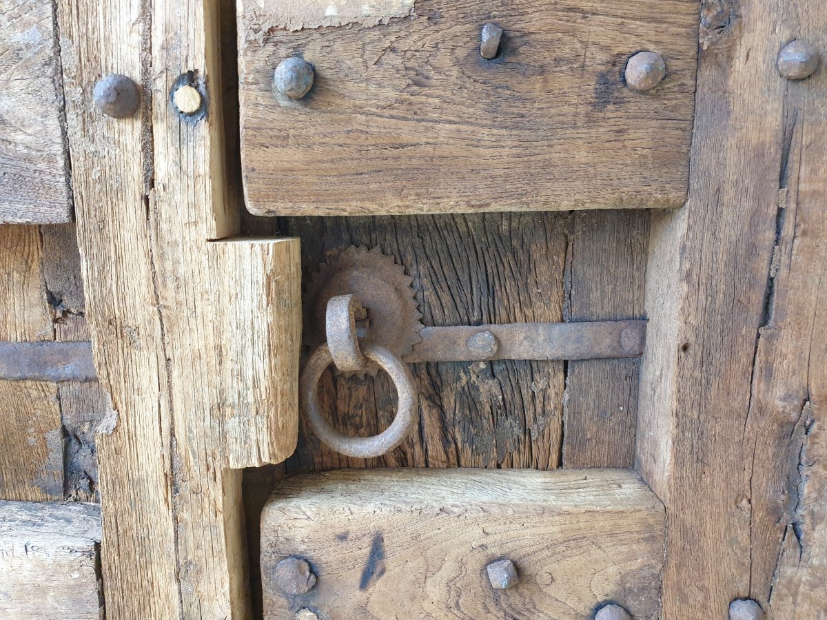 Antique Double Door From Rajasthan (india)-photo-5