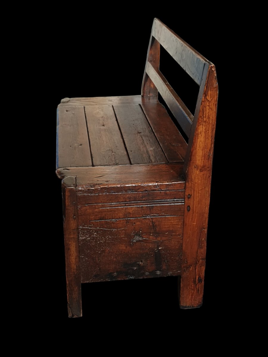 Banc coffre XVIIIe/XIXe siècle -photo-3