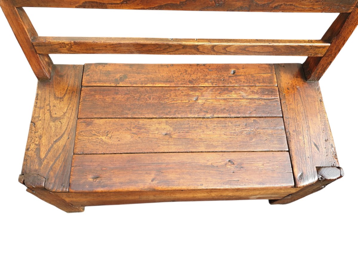 Banc coffre XVIIIe/XIXe siècle -photo-4
