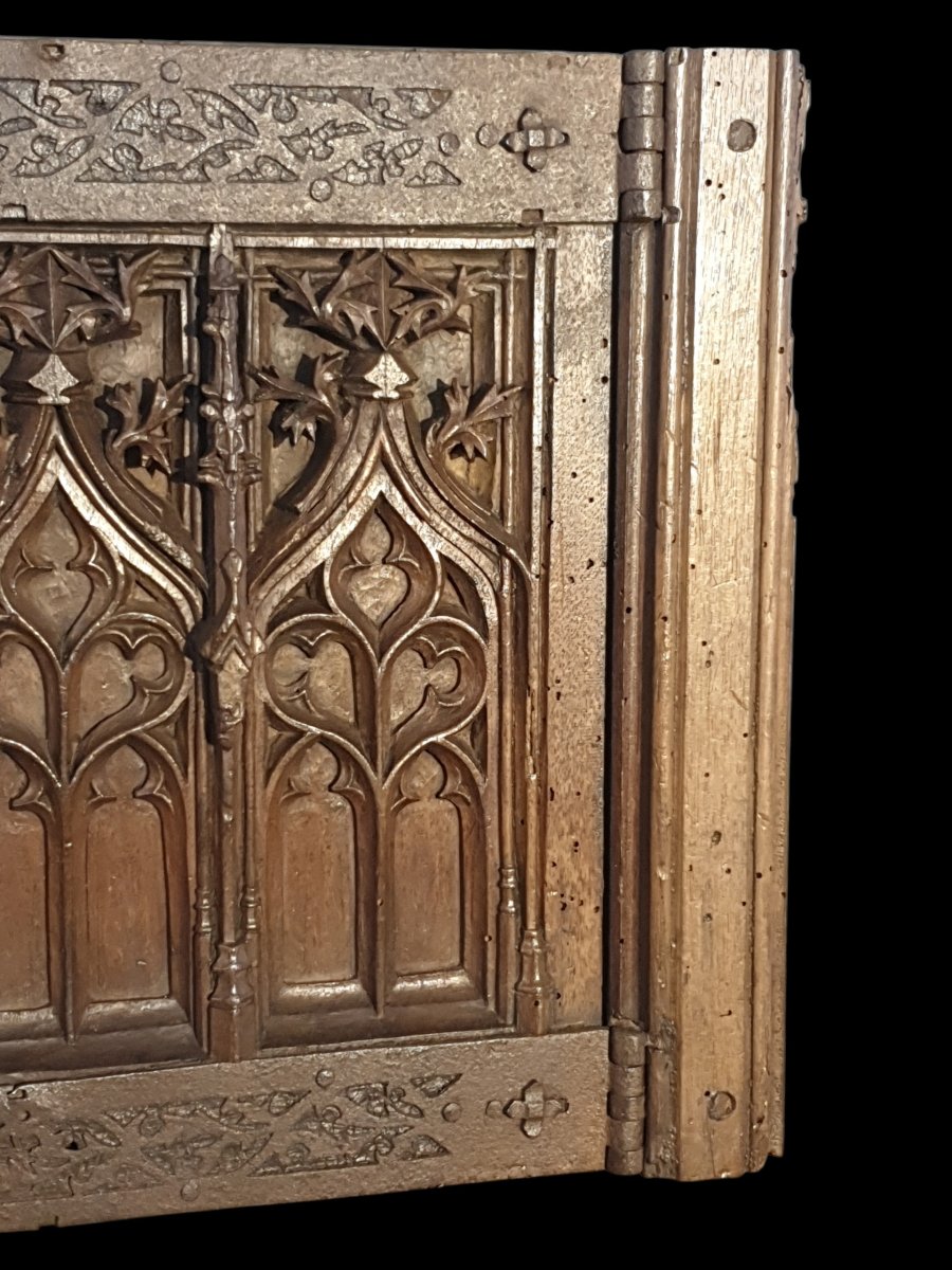 15th-century Gothic Sideboard Door -photo-2