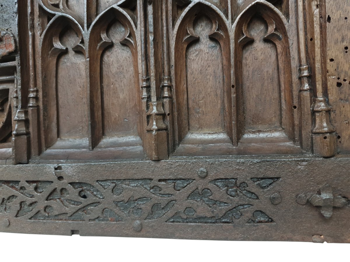 15th-century Gothic Sideboard Door -photo-4