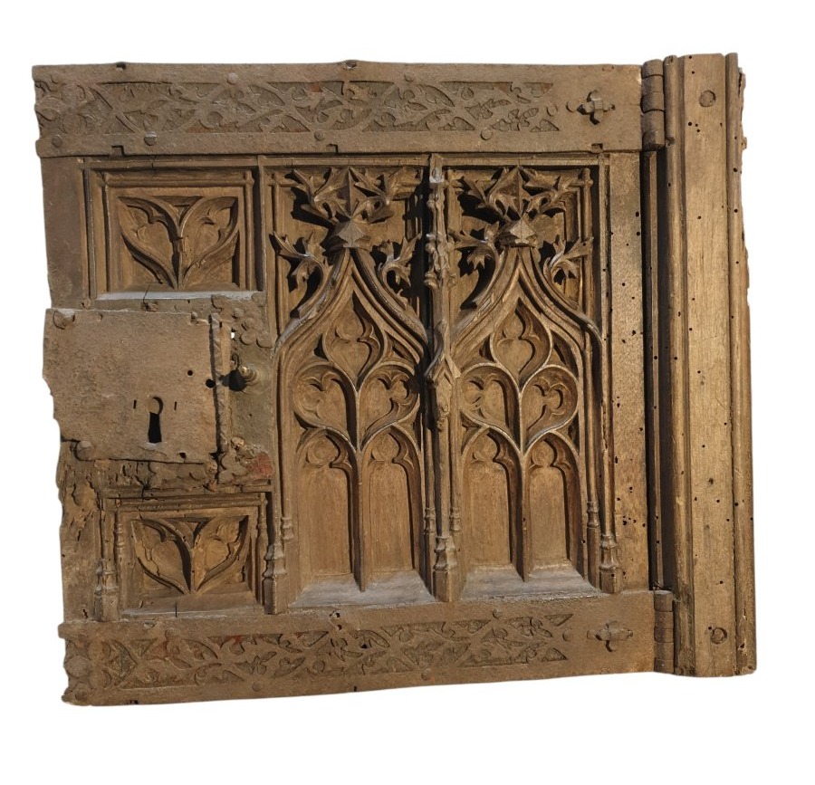 15th-century Gothic Sideboard Door -photo-6