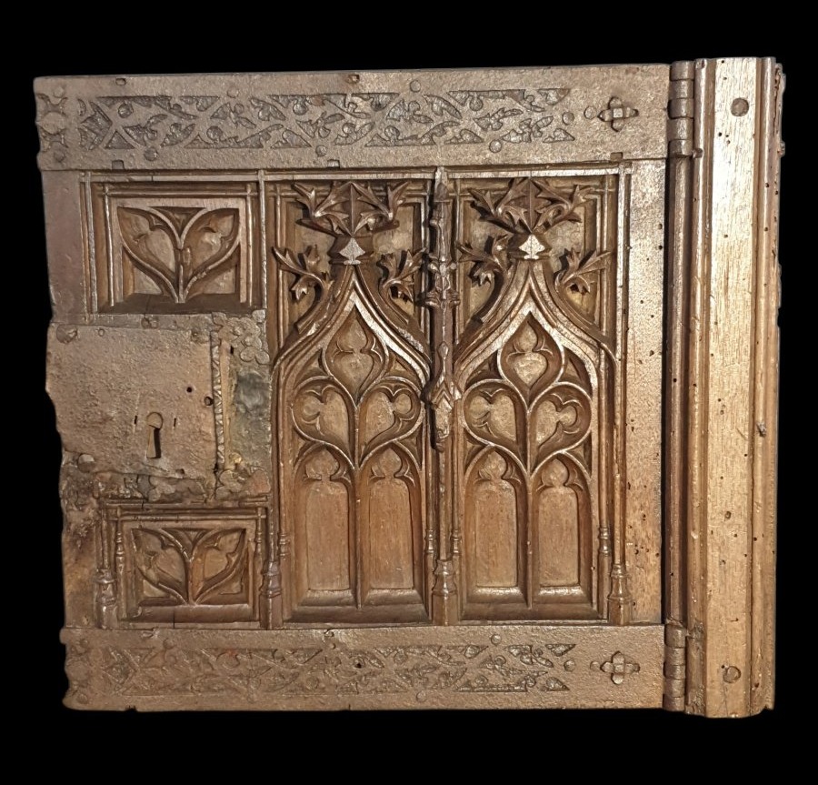 15th-century Gothic Sideboard Door 