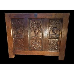 Boiserie à trois panneaux aux profils XVIIe siècle 