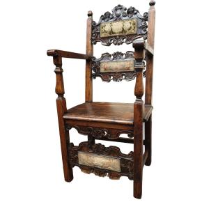 17th Century Italian Armchair 