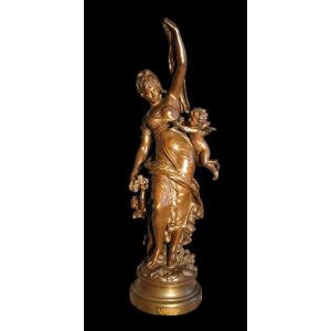 Bronze " La toilette de Venus" Auguste Moreau fin XIXe siècle 