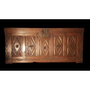 Late 16th Century Five-panel Chest Front 