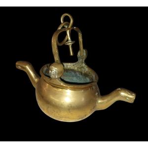 Puisette bronze vers 1600 Flandres