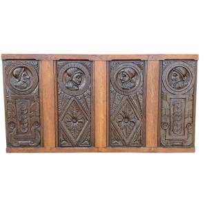 Set Of Four 16th Century Renaissance Panels