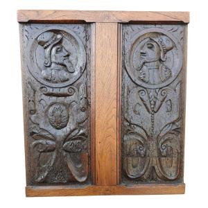 Set Of Two 16th Century Renaissance Panels