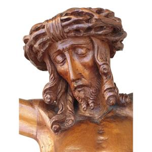 Christ Carved Wood Germany Around 1500