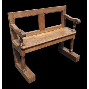 Small 17th-century Church Bench France