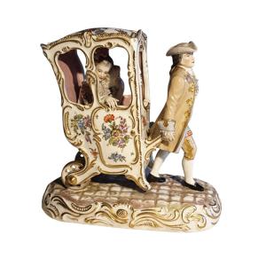 19th-century Porcelain Figurine Set By Bourdois And Bloch