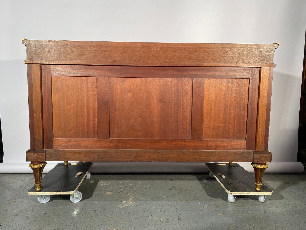  Commode En Marqueterie Dans Le Style De Jean Henri Riesener-photo-7