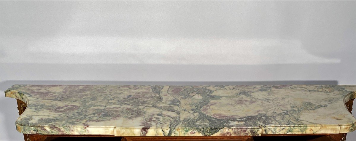  Commode En Marqueterie Dans Le Style De Jean Henri Riesener-photo-8
