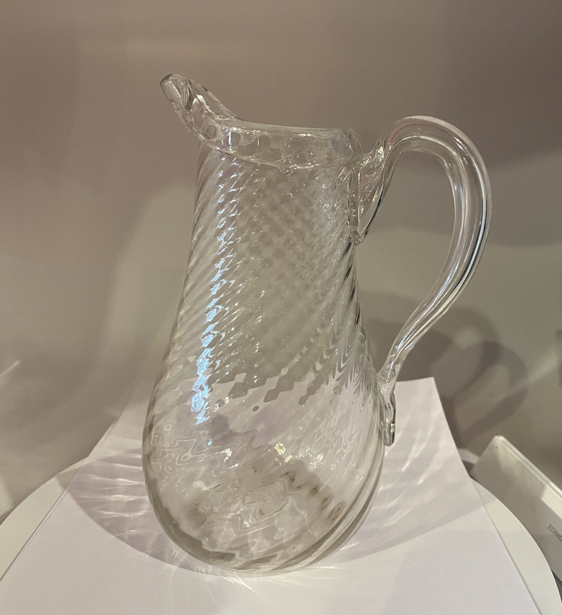 Pichet Normand  En Verre XVIIIème