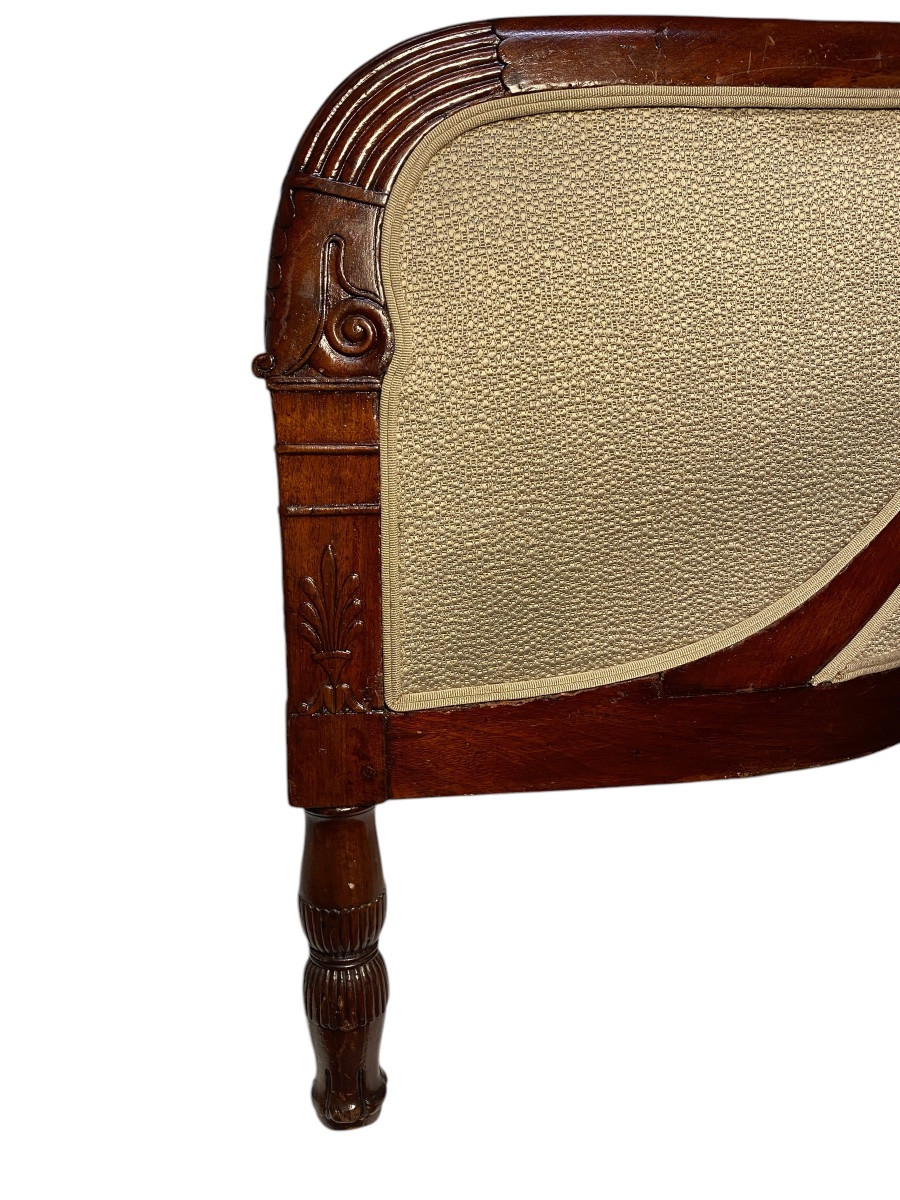 Empire Period Stamped Mahogany Bergere-photo-1