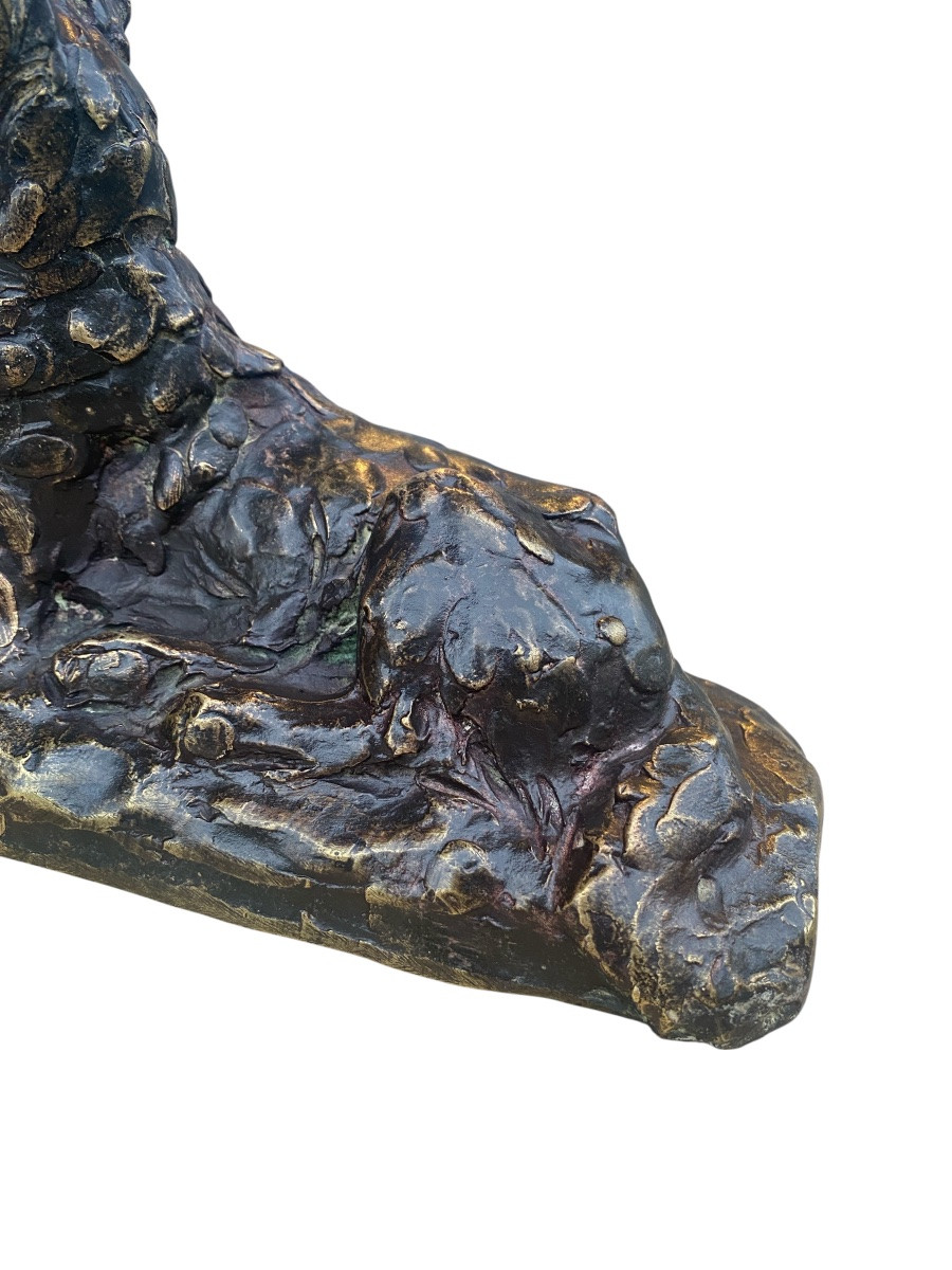 Chien  en bronze par Maximilien  FIOT-photo-3