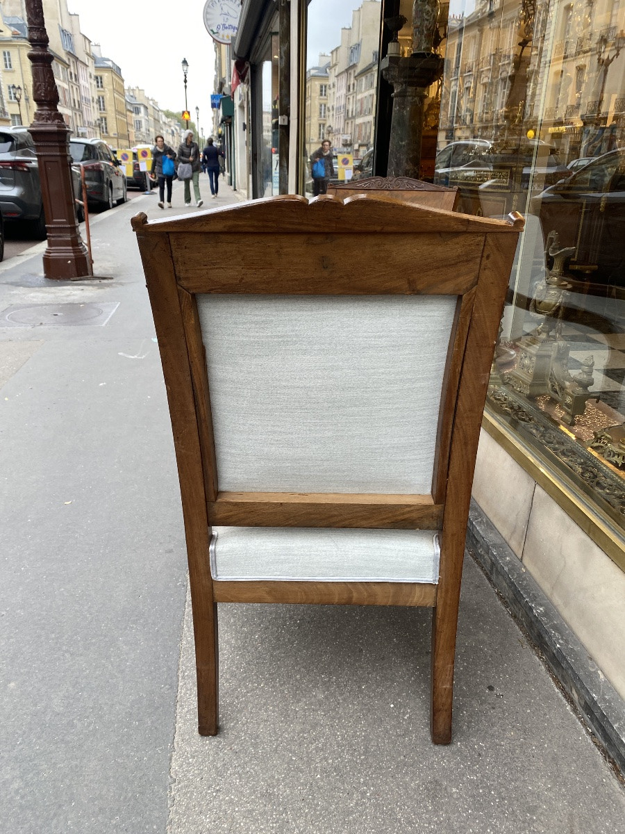 Belle paire de fauteuils d’epoque Empire-photo-2