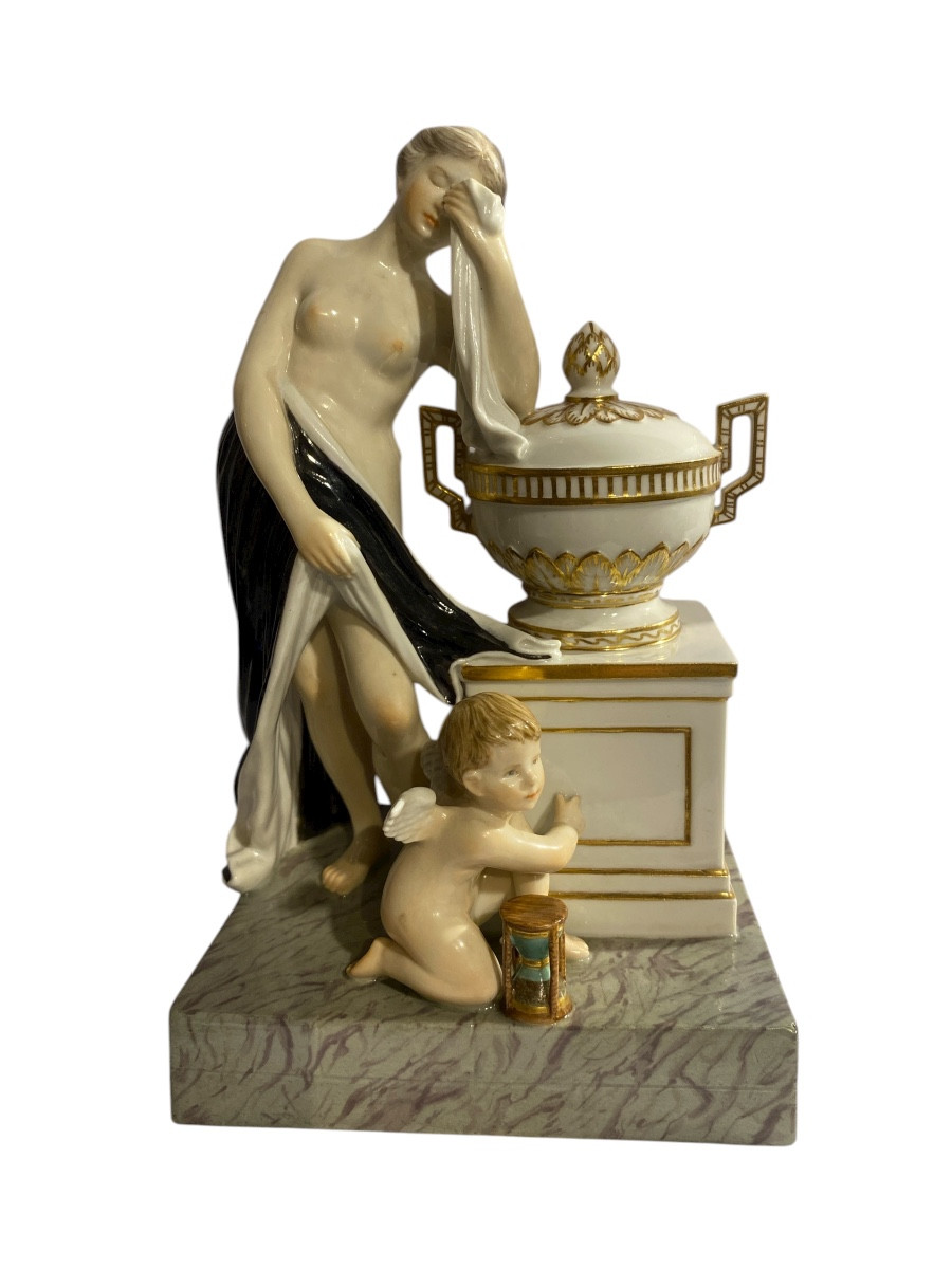 Allégorie du temps, Manufacture Royal Copenhague