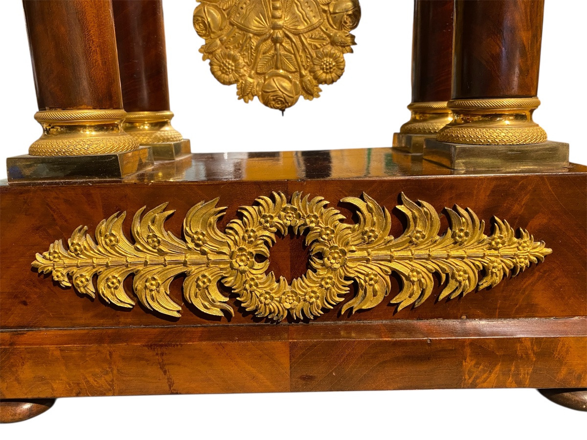 Large Portico Clock From The Restoration Period -photo-2