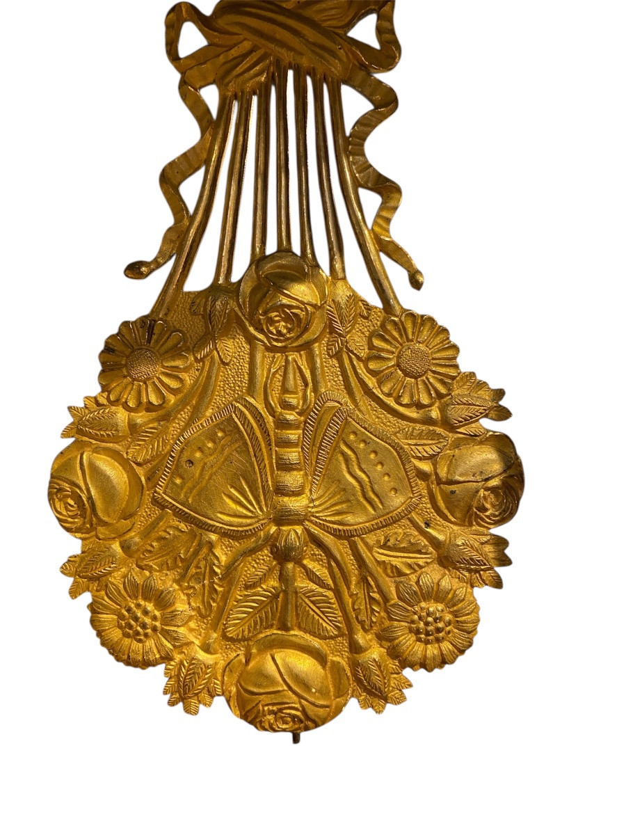 Large Portico Clock From The Restoration Period -photo-4