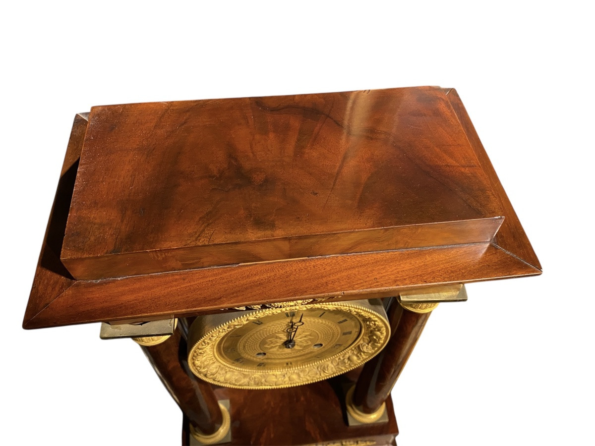 Large Portico Clock From The Restoration Period -photo-1