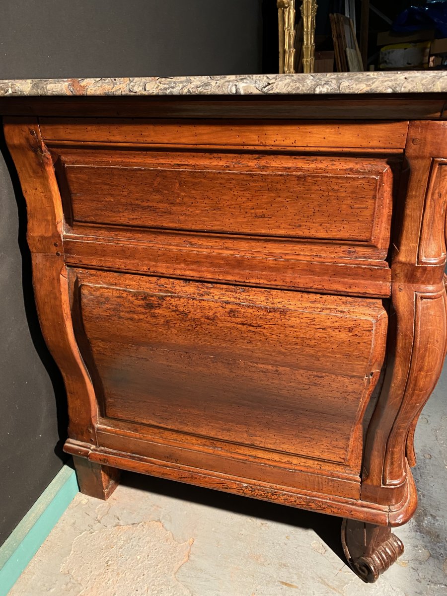 Curved Dresser In Walnut XVIII From-photo-6
