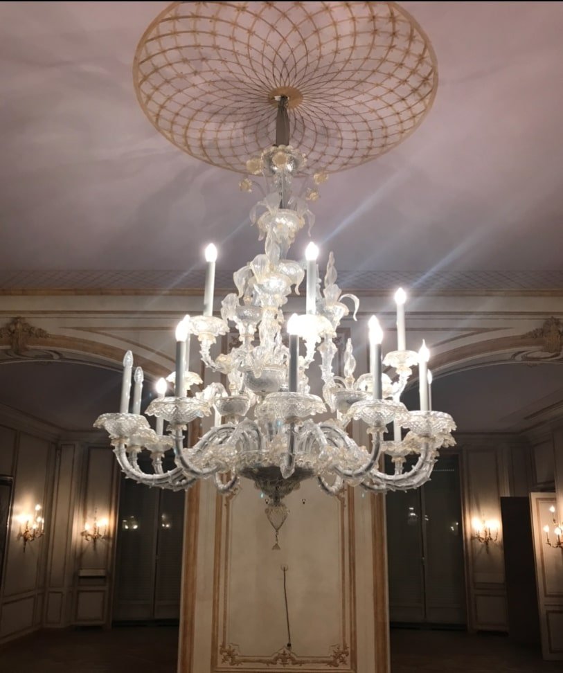 Large Murano Glass Chandelier
