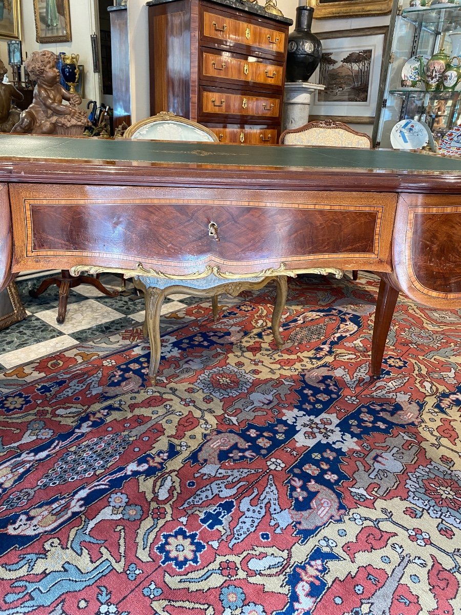 Bureau Plat style Louis XV-photo-5