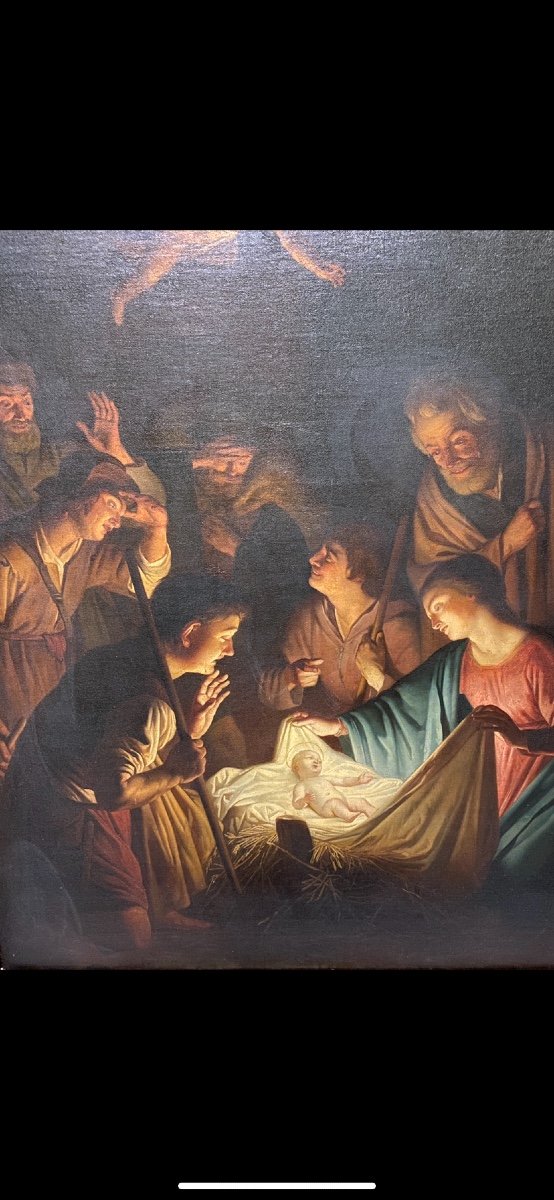 The Adoration Of The Shepherds Painting-photo-3