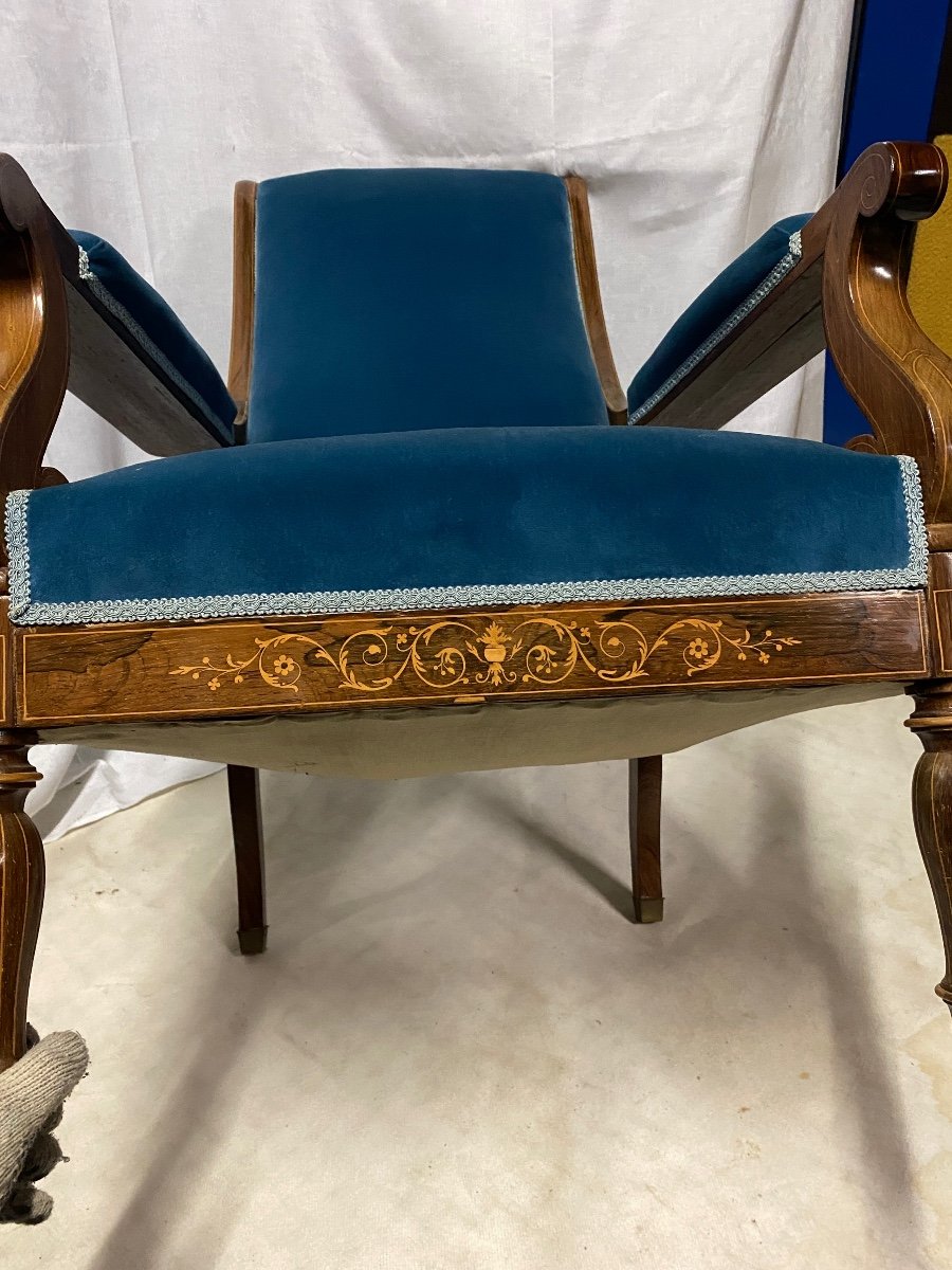 Fauteuil Charles X-photo-2