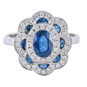 Diamond Sapphire Ring