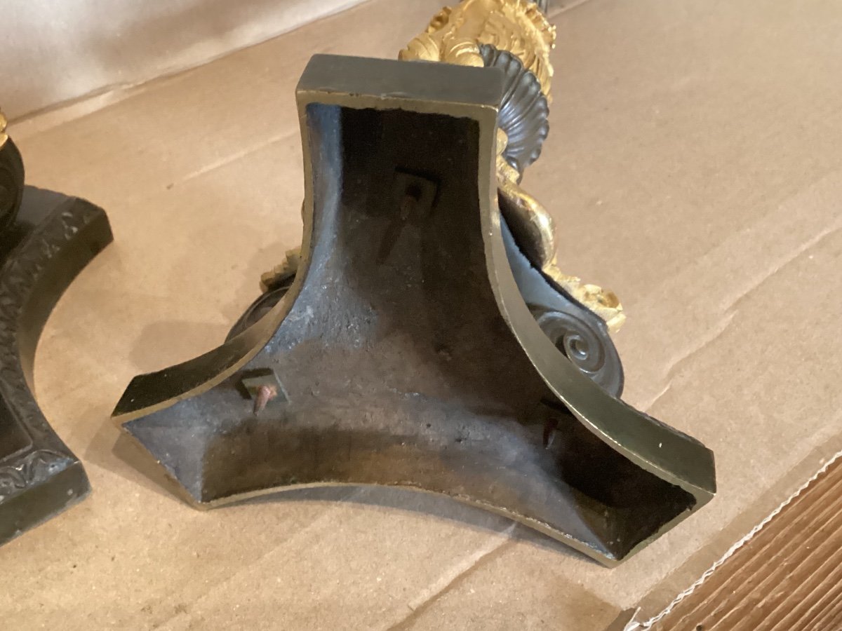 Pair Of Restoration Candlesticks-photo-7