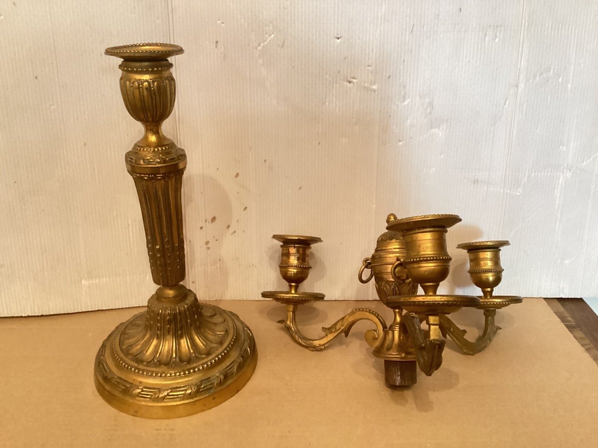 Pair Of Louis XVI Candelabra-photo-5