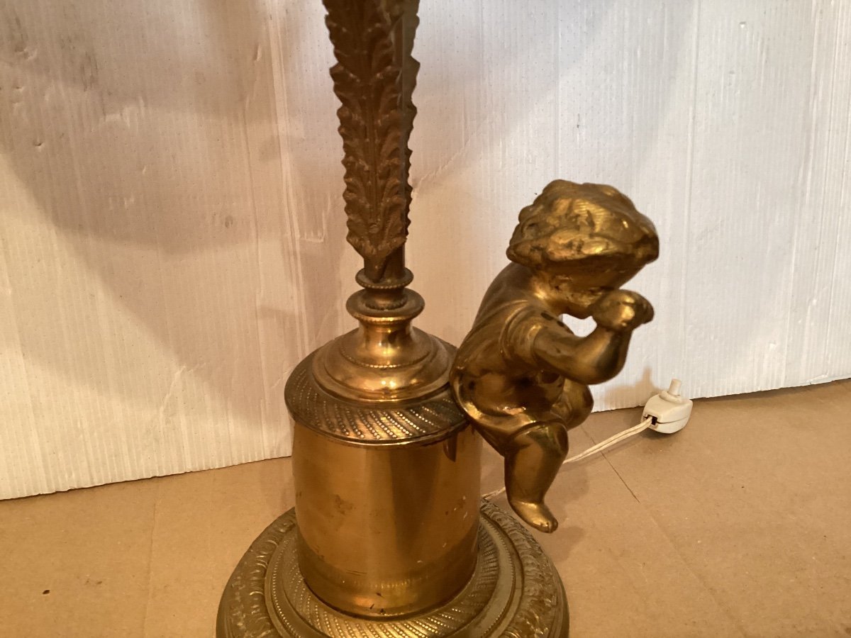 Pair Of Bronze Lamps-photo-3