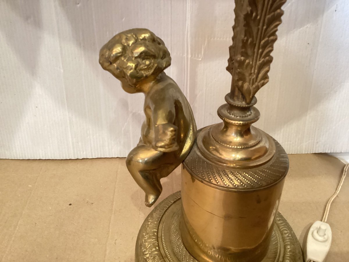 Pair Of Bronze Lamps-photo-8